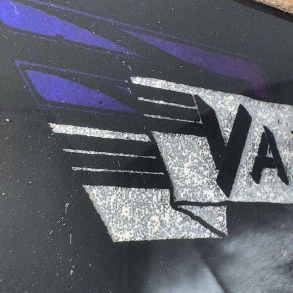 Vintage 70s 80s Van Halen Glass Carnival Game Prize 9" Eddie Framed Foil Art - Picture 3 of 7